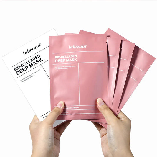 Pink Collagen Smooth & Glow Face Masks (4 count)
